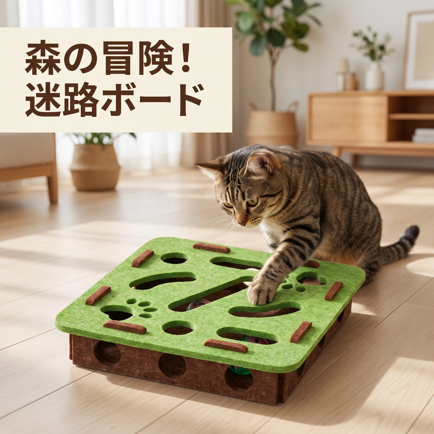 森の冒険！迷路ボード