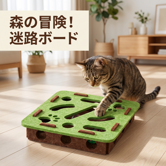 森の冒険！迷路ボード