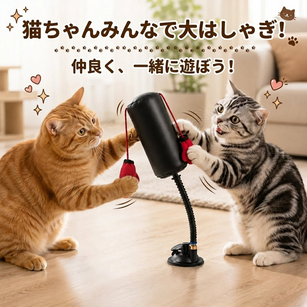 猫パンチサンドバック