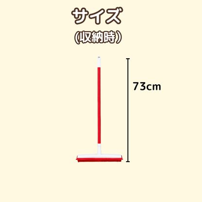 ごっそり毛取りほうき