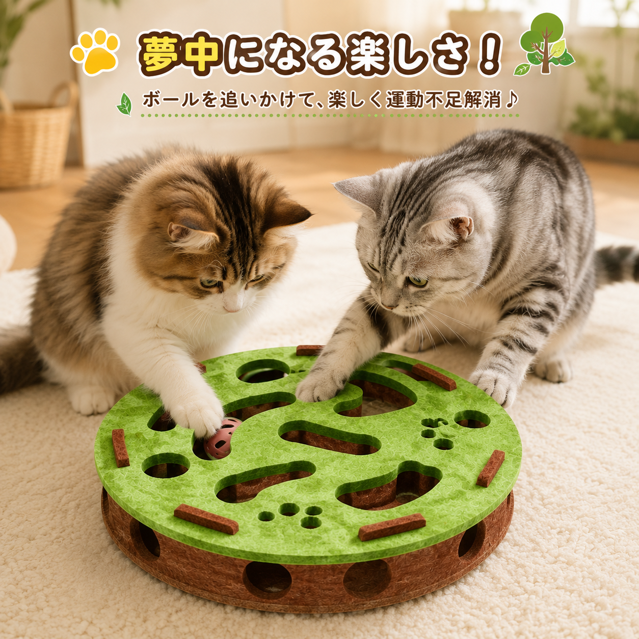 森の冒険！迷路ボード